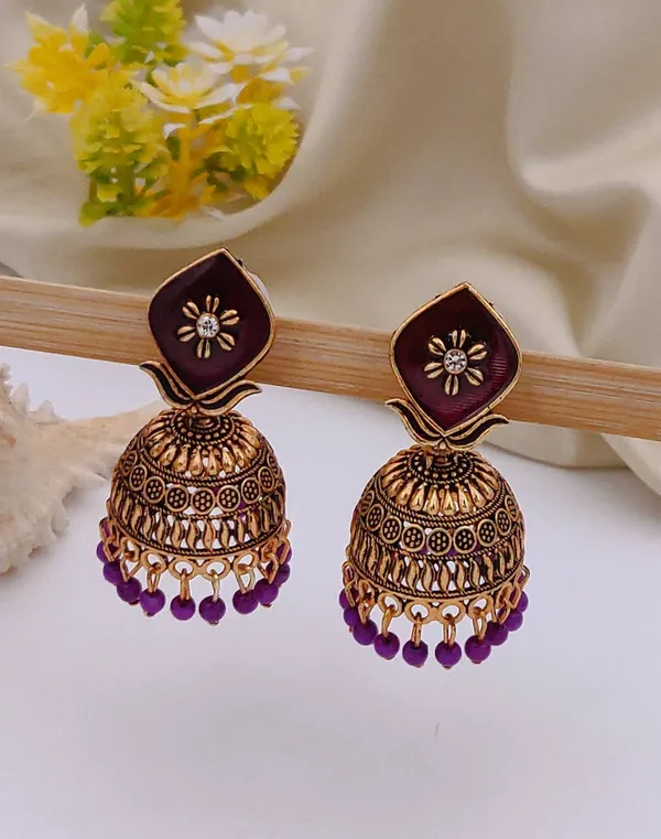 Gold_Brass_Copper_Imitation_Earring_For_Women