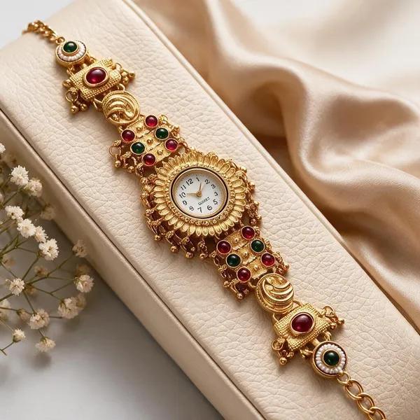 Gold_Brass_Copper_Watch_For_Women