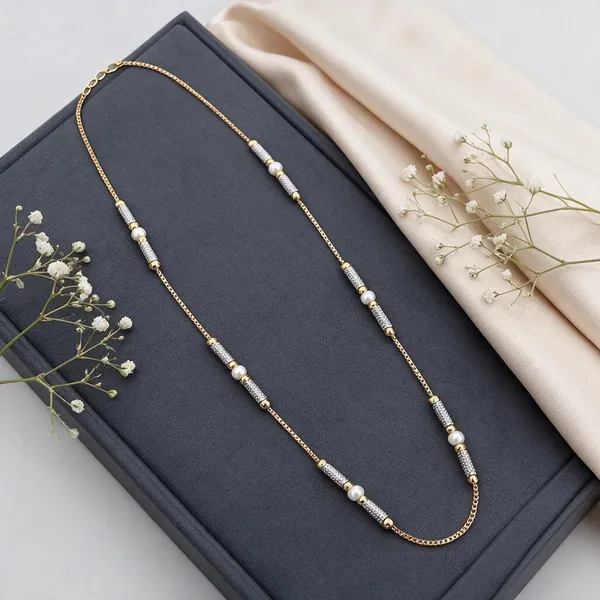Silver_Brass_&_Copper_Chain_For_Women