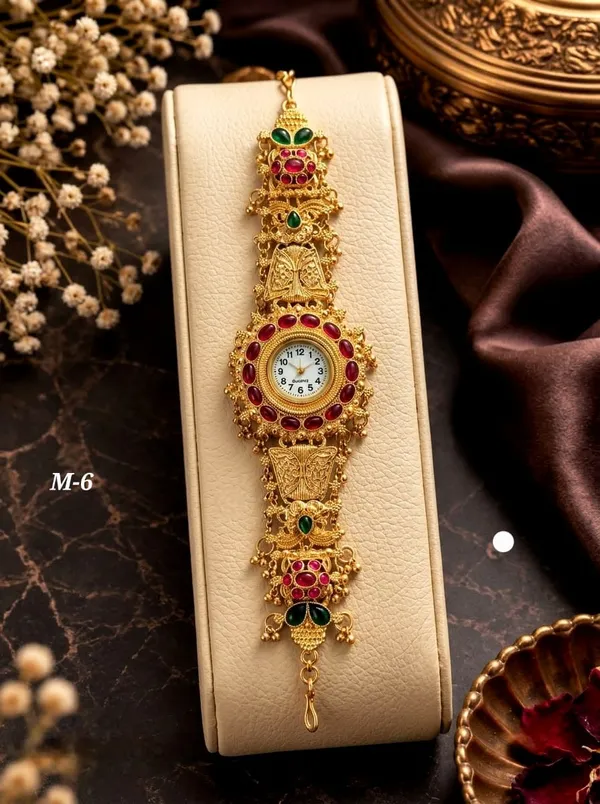 Gold_Brass_Copper_Watch_For_Women