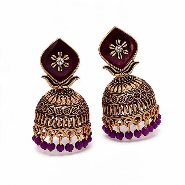 Gold_Brass_Copper_Imitation_Earring_For_Women
