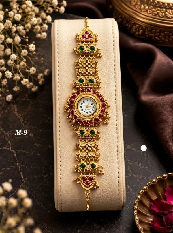 Gold_Brass_Copper_Watch_For_Women