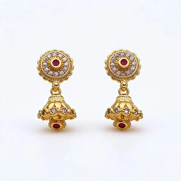 Gold_Brass_&_Copper_Earring_For_Women