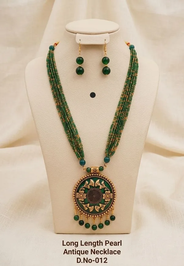 Gold_Brass_Copper_Imitation_Necklace_Set_For_Women