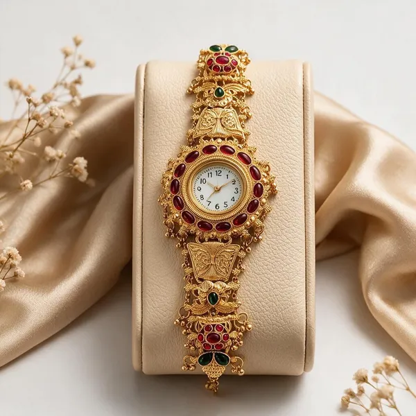 Gold_Brass_Copper_Watch_For_Women