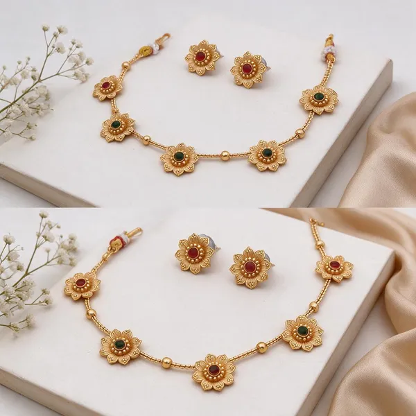 Gold_Brass_Copper_Choker_For_Women