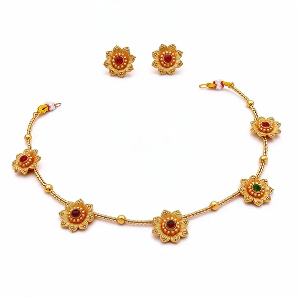 Gold_Brass_Copper_Choker_For_Women