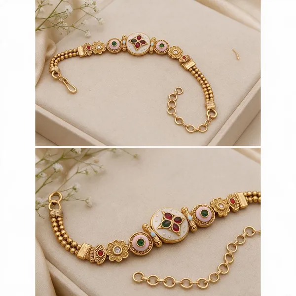 Gold_Brass_&_Copper_Bracelet_For_Women