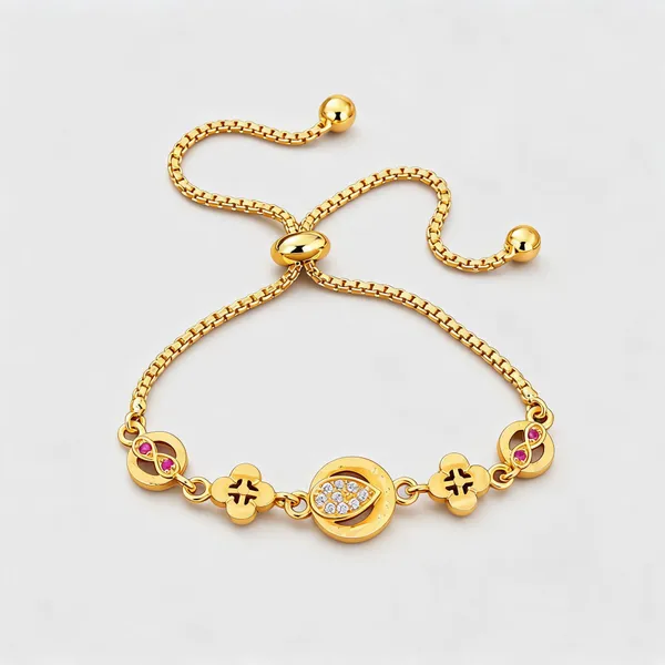 Gold_Brass_Copper_Imitation_Bracelet_For_Women