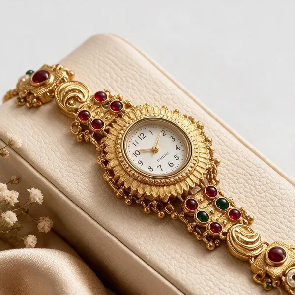 Gold_Brass_Copper_Watch_For_Women