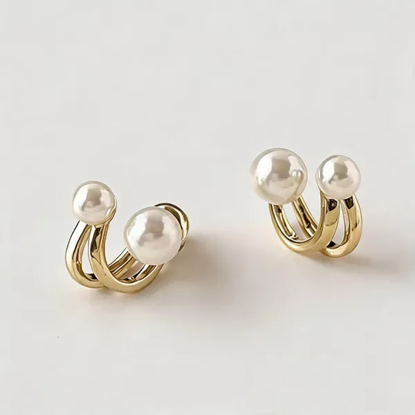 White_Brass_&_Copper_Earring_For_Women