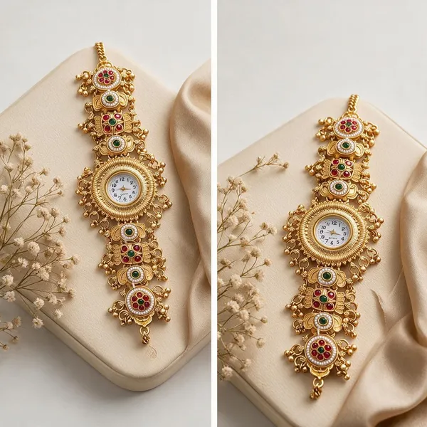Gold_Brass_Copper_Watch_For_Women