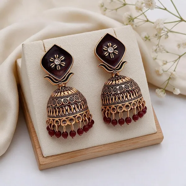 Gold_Brass_&_Copper_Earrings_For_Women
