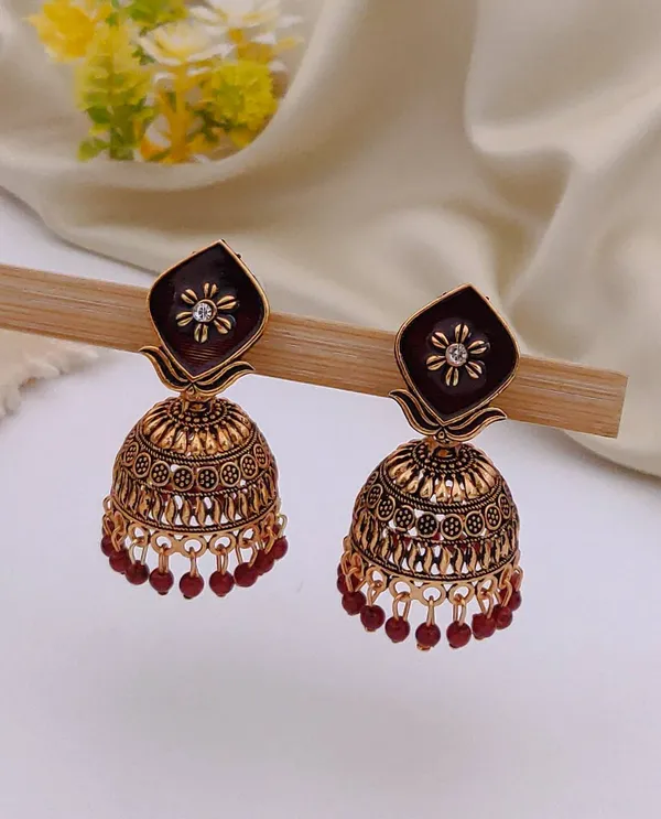 Gold_Brass_&_Copper_Earrings_For_Women