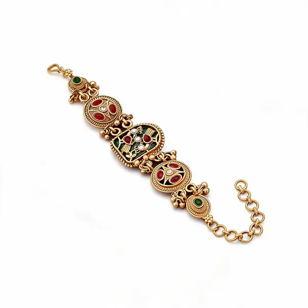 Gold_Brass_Copper_Classic_Bracelet_For_Women