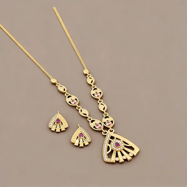 Gold_Brass_Copper_Chain_Pendant_For_Women