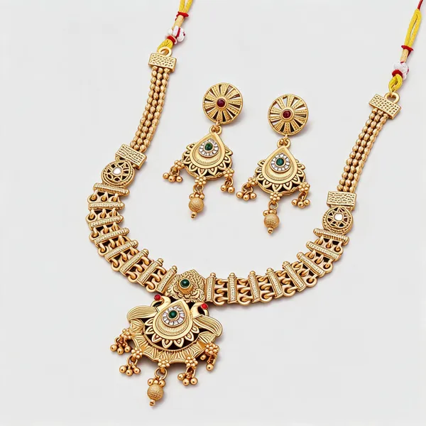 Gold_Brass_Copper_Necklace_Set_For_Women