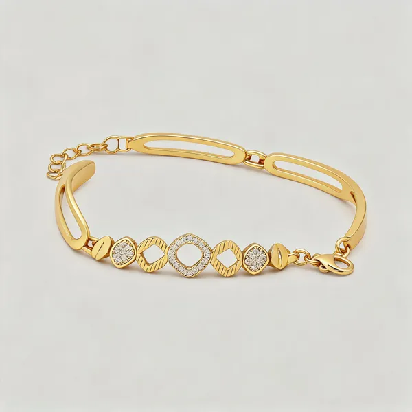Gold_Brass_Copper_Bracelet_For_Women