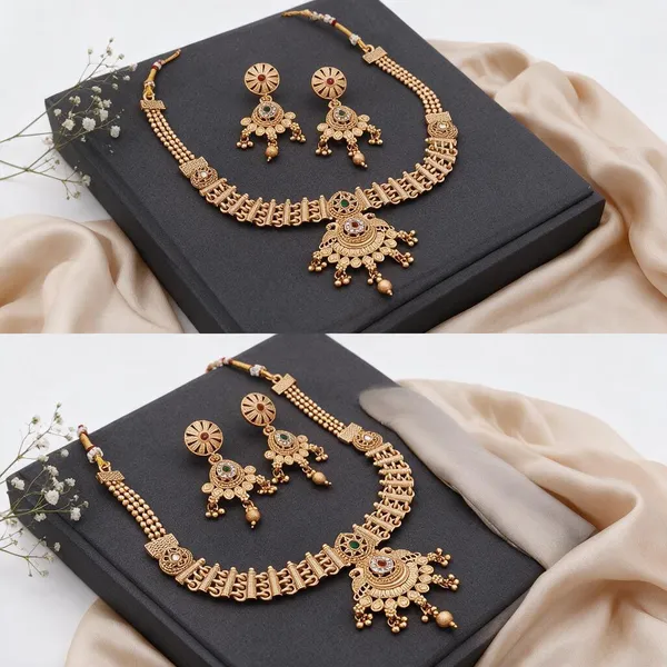 Gold_Brass_&_Copper_Necklace_Set_For_Women