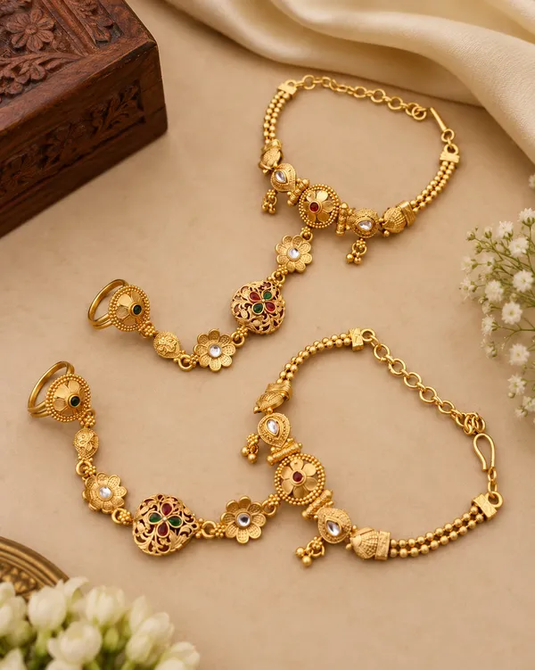 Gold_Brass_Copper_Imitation_Hand_Harness_For_Women