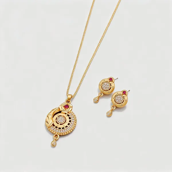 Gold_Brass_Copper_Imitation_Chain_Pendant_For_Women