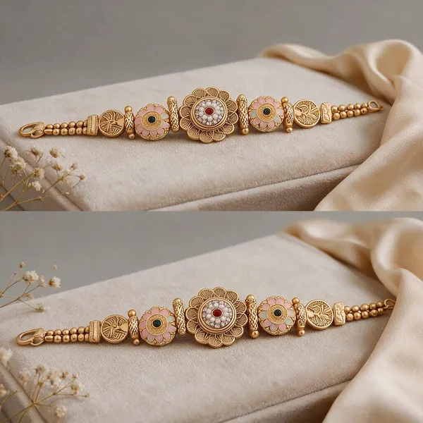 Gold_Brass_Copper_Classic_Bracelet_For_Women