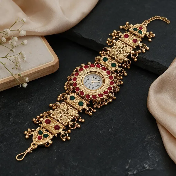 Gold_Brass_Copper_Watch_For_Women