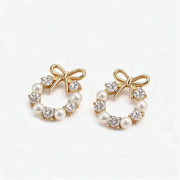 White_Brass_&_Copper_Earring_For_Women