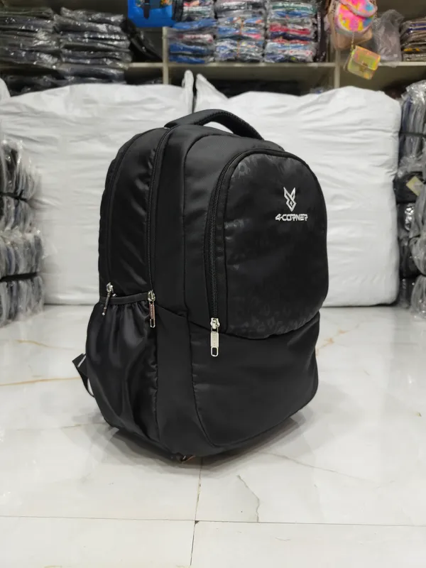 Black_Fabric_Casual_Backpack_for_Men_And_Women