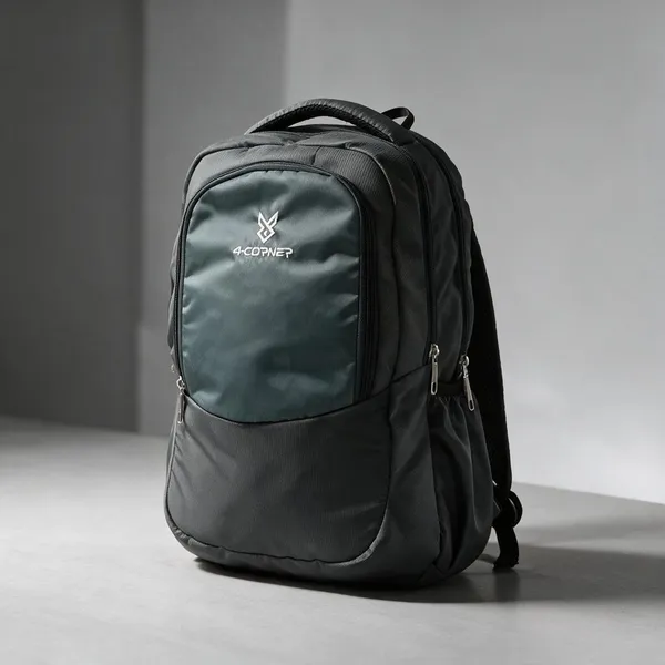 Grey_Polyester_Campus_Laptop_Backpack_For_Office_And_College
