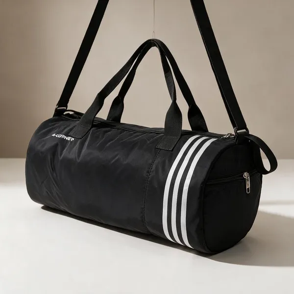 Black_Polyester_Duffle_Bag_For_Travel_And_Weekend_Trips