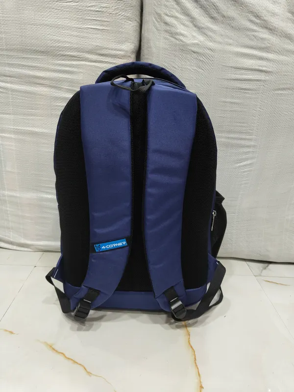 Blue_Fabric_Multi-Compartment_Backpack_For_Unisex