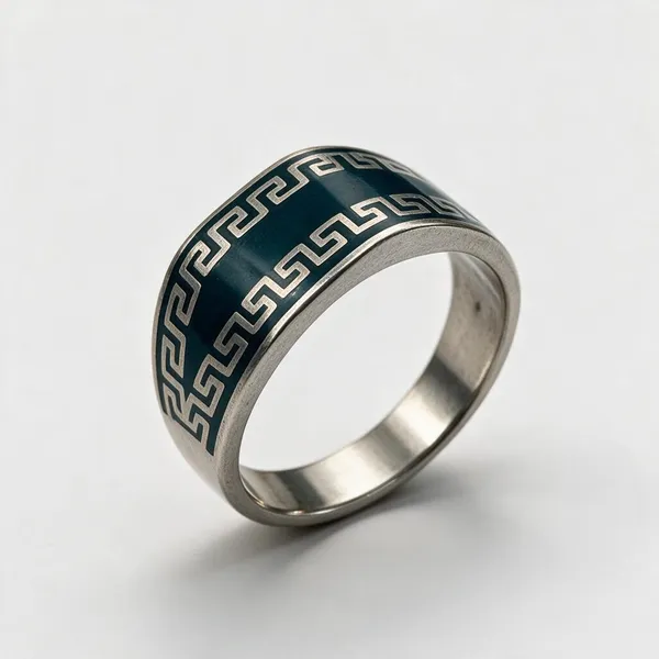 Black_And_Silver_Elegant_Design_Gents_Finger_Ring_For_Women
