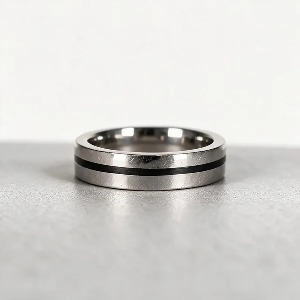 Silver_Tone_Black_Stripe_Band_Ring_For_Men