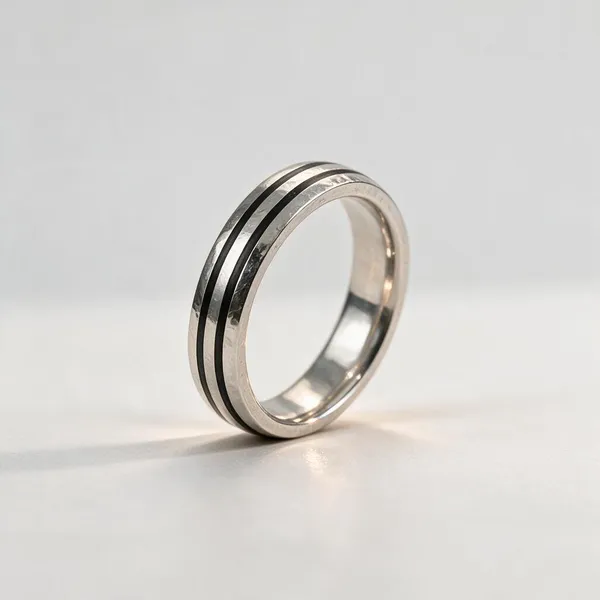 Silver-Tone_Dual_Stripe_Band_Ring_For_Adults