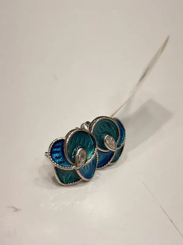Blue_Peacock_Design_Earrings_for_Women