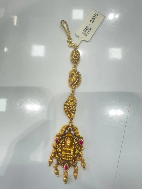 Gold-Toned_Lakshmi_Drop_Earring_for_Women