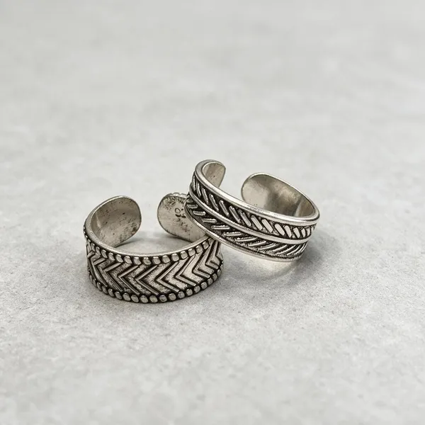 Silver_925_Adjustable_Braided_Toe_Rings_For_Women