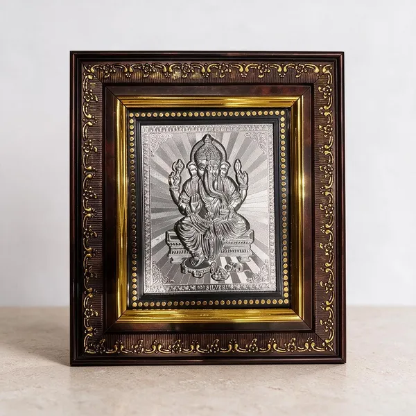 Wood_Gold-Tone_Religious_Ganesha_Framed_Wall_Decor