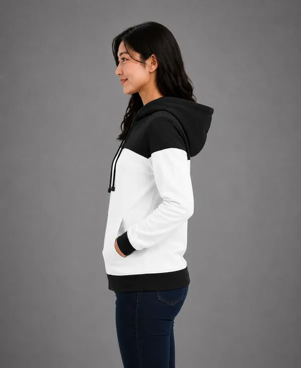 Black_White_Fleece_Colorblock_Full-Zip_Hoodie_Jacket_For_Women