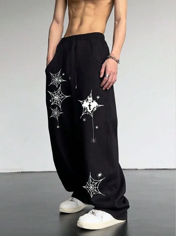 Black_Pure_Cotton_Graphic_Print_Track_Pants_For_Men
