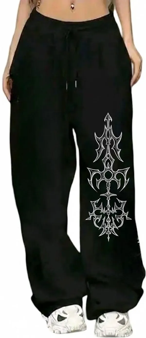 Black_Pure_Cotton_Relaxed_Fit_Tribal_Print_Track_Pants_For_Unisex