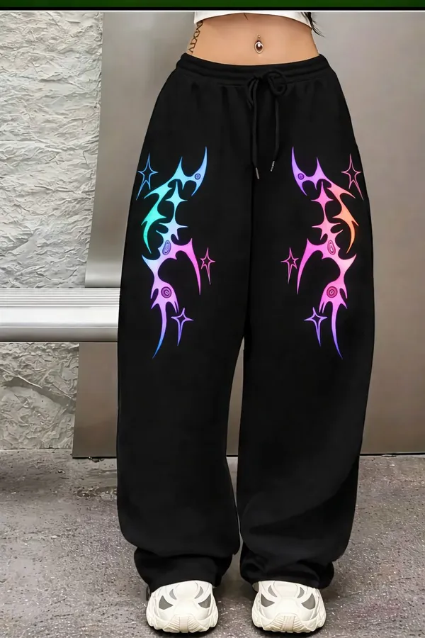 Black_Pure_Cotton_Baggy_Multicolor_Tribal_Gradient_Track_Pants_For_Unisex