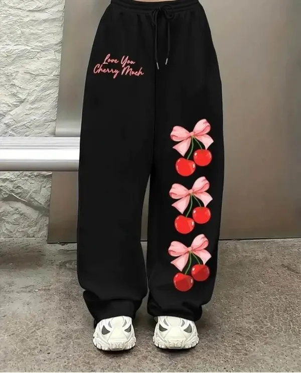 Black_Pure_Cotton_Relaxed_Fit_Cherry_Graphic_Track_Pants_For_Unisex