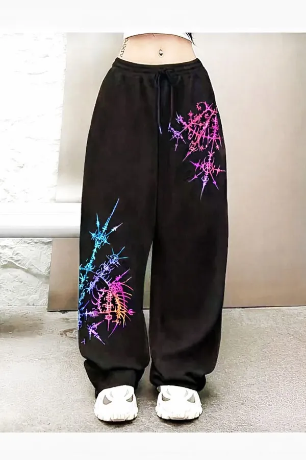 Black_Pure_Cotton_Baggy_Abstract_Graphic_Print_Track_Pants_For_Unisex