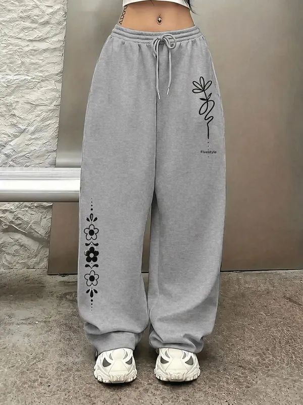 Grey_Pure_Cotton_Baggy_Floral_Print_Track_Pants_For_Women