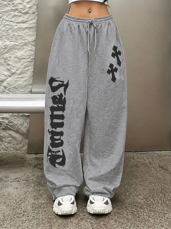 Grey_Pure_Cotton_Baggy_Graphic_Print_Track_Pants_For_Unisex