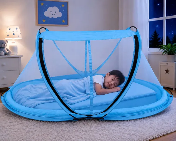 Blue_Net_Pop-Up_Sleeping_Tent_For_Baby
