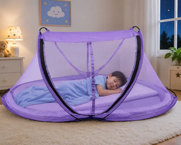 Purple_Net_Pop-Up_Sleeping_Tent_For_Infants