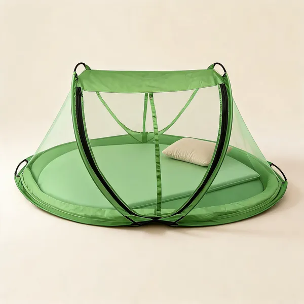 Green_Net_Pop-Up_Sleeping_Tent_For_Young_Children
